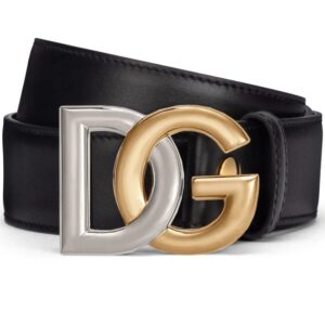 Dolce & Gabbana  DG-logo leather belt