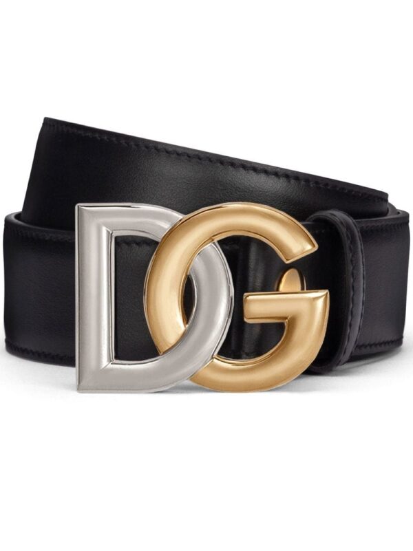 Louis Vuitton DG-logo leather belt