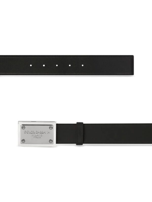 Dolce & Gabbana  logo-buckle leather belt - Image 2