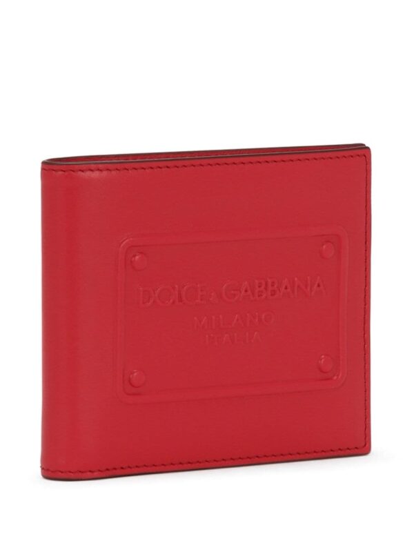 Dolce & Gabbana logo-embossed leather bifold wallet - Image 3