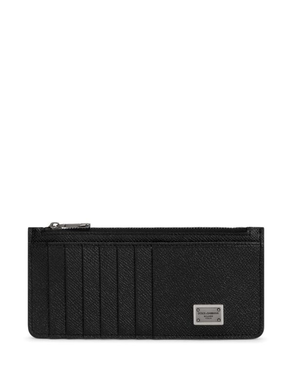 Dolce & Gabbana logo-tag vertical card holder