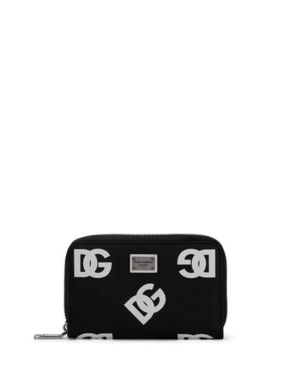 Dolce & Gabbana DG-logo leather zip-around wallet