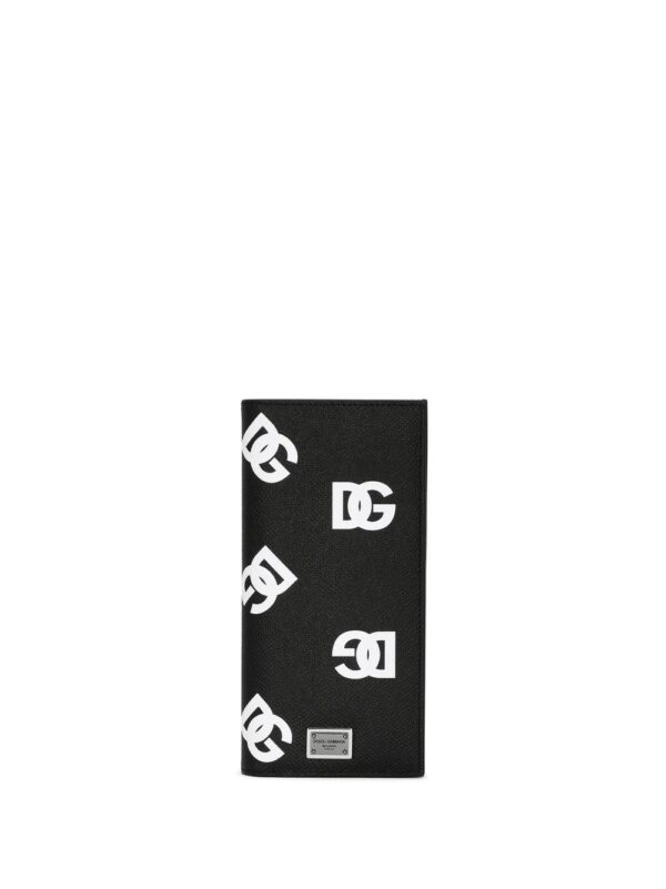 Dolce & Gabbana DG-logo leather vertical wallet