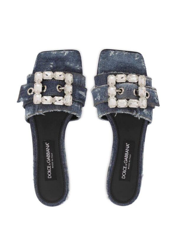 Dolce & Gabbana  buckle-detail slides - Image 4