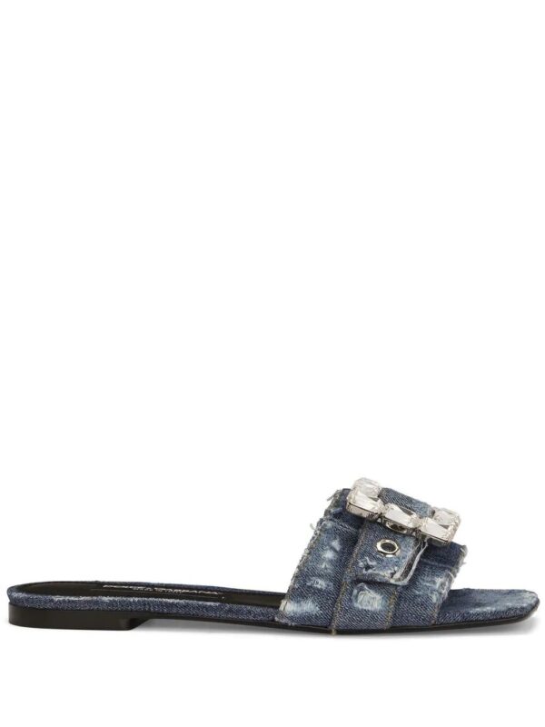 Dolce & Gabbana  buckle-detail slides