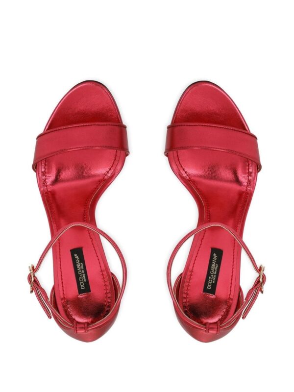 Dolce & Gabbana  leather open-toe sandals - Image 4