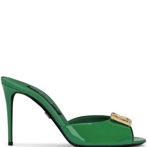 Dolce & Gabbana  logo-plaque stiletto sandals