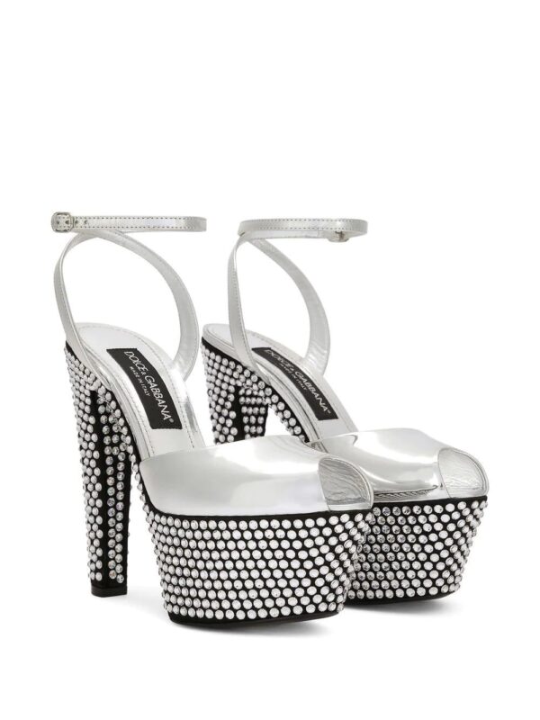 Dolce & Gabbana  rhinestone-embellished platform sandals - Image 2