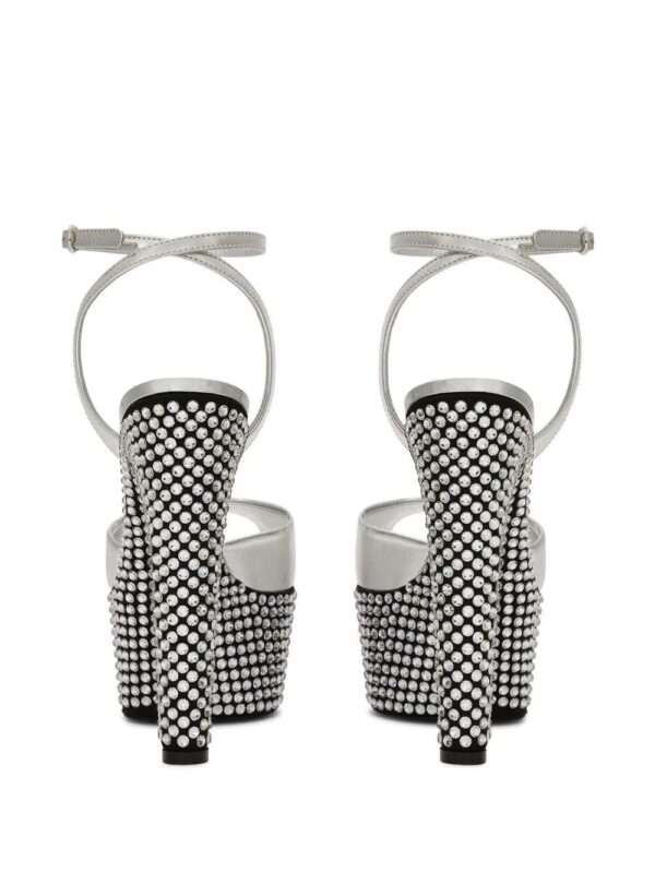 Dolce & Gabbana  rhinestone-embellished platform sandals - Image 3