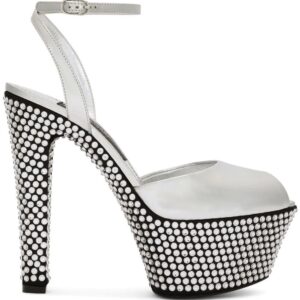 Dolce & Gabbana  rhinestone-embellished platform sandals