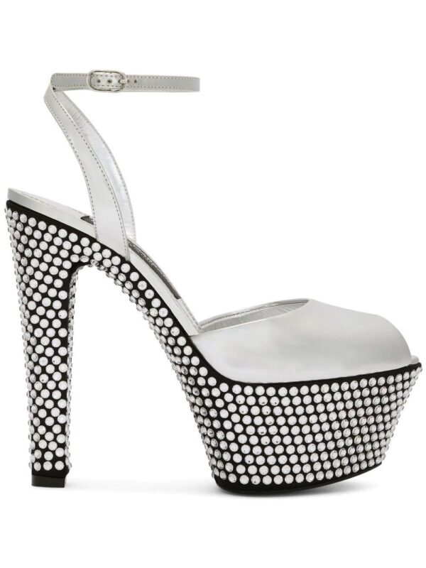 Dolce & Gabbana  rhinestone-embellished platform sandals