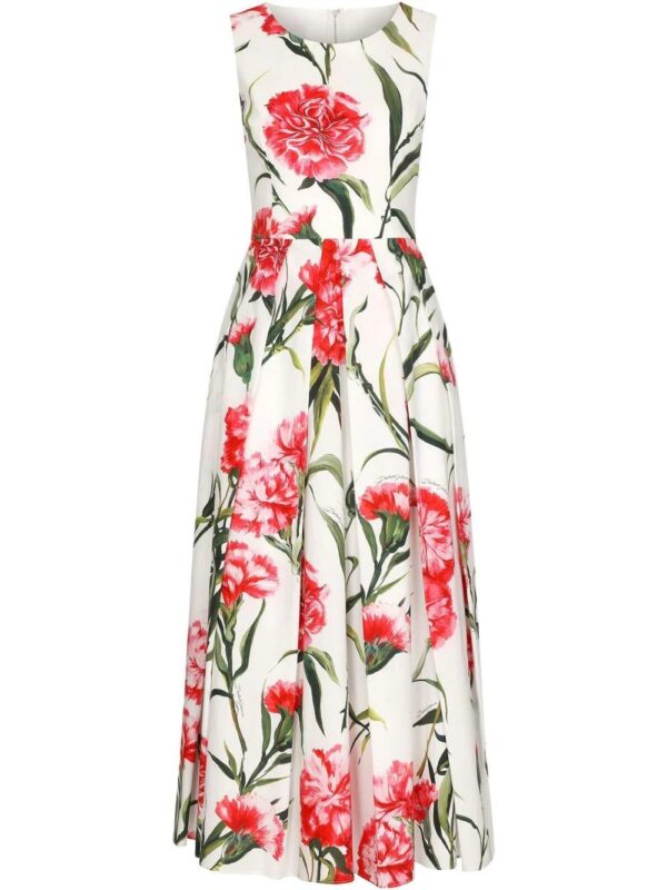 Dolce & Gabbana  floral-print midi dress
