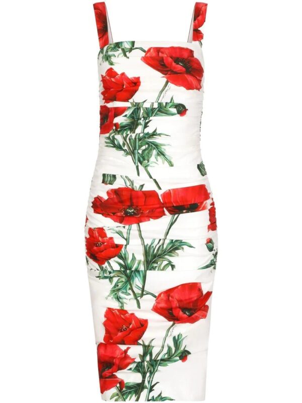 Dolce & Gabbana  floral-print midi dress