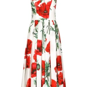 Dolce & Gabbana floral-print midi dress