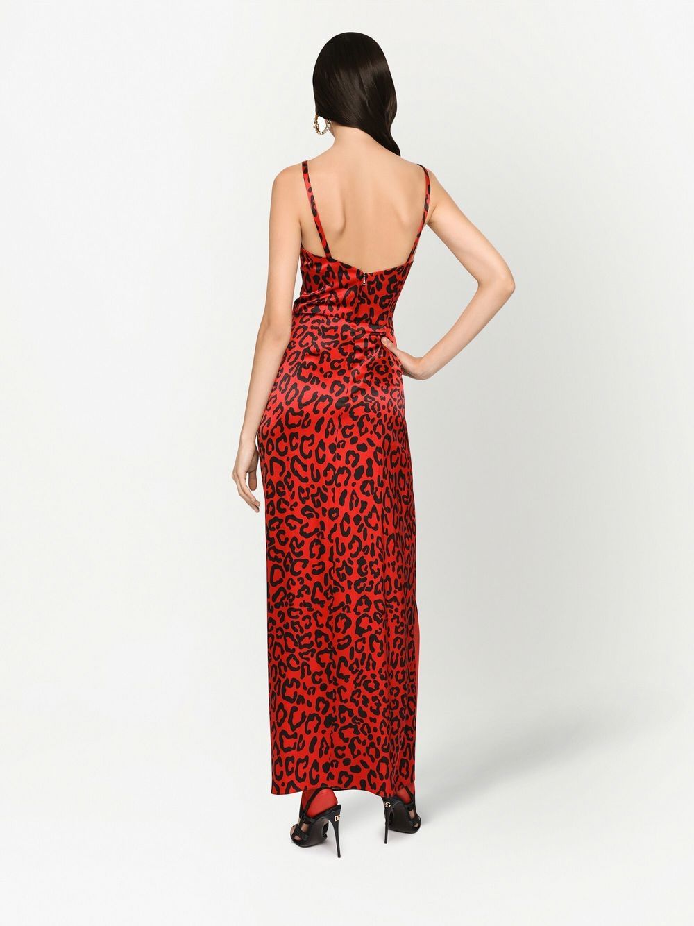 Dolce & Gabbana leopard-print maxi dress - Image 4
