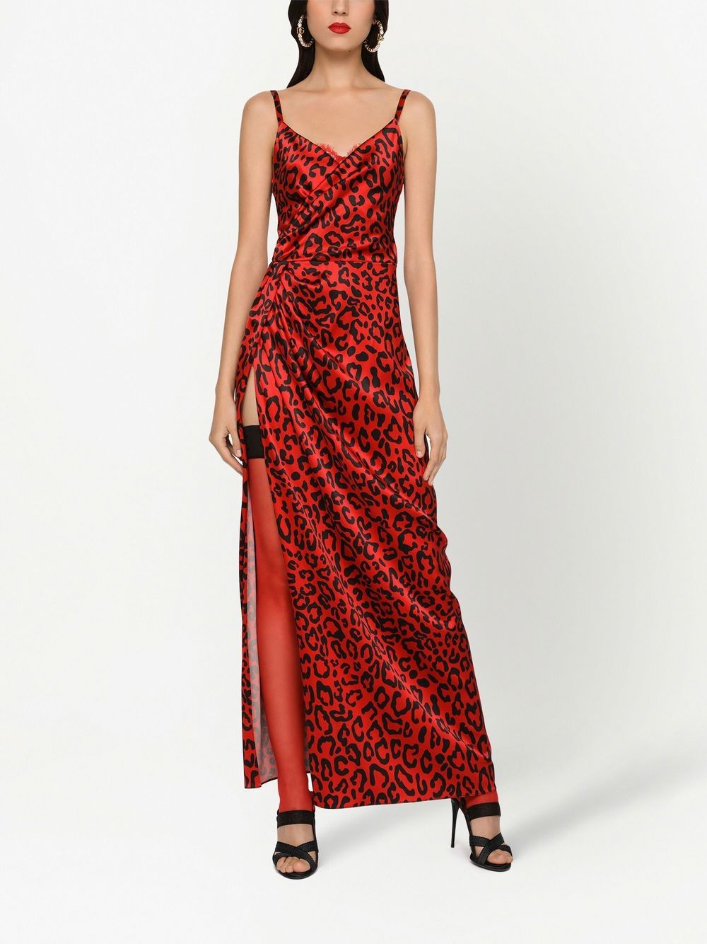 Dolce & Gabbana leopard-print maxi dress - Image 3