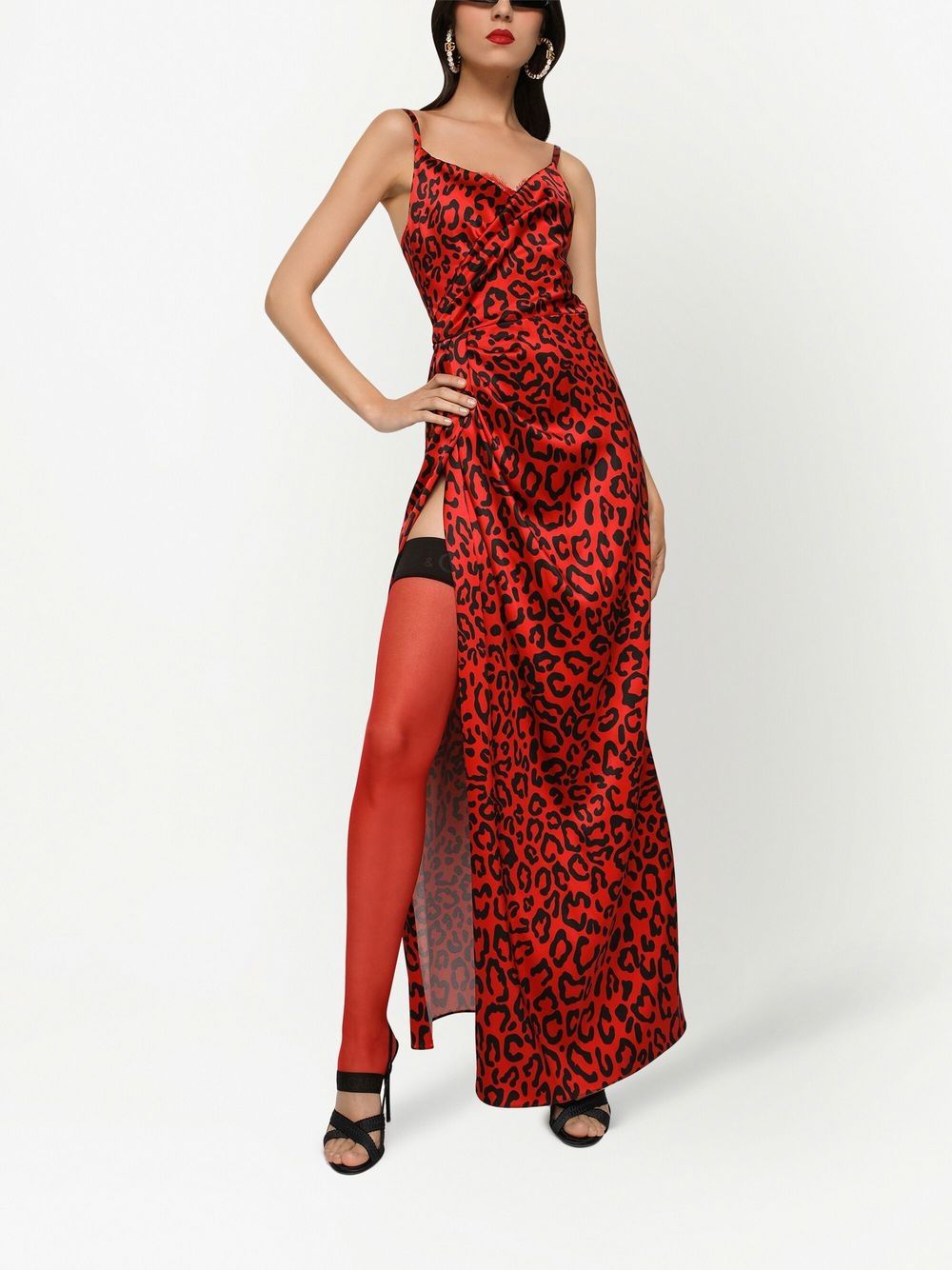 Dolce & Gabbana leopard-print maxi dress - Image 2