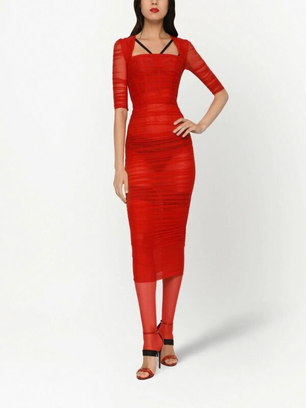 Dolce & Gabbana  pleated pencil dress - Image 3