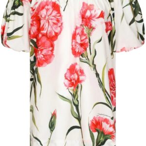 Dolce & Gabbana  floral-print off-shoulder blouse