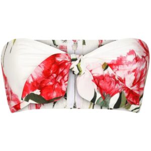Dolce & Gabbana floral-print bandeau top