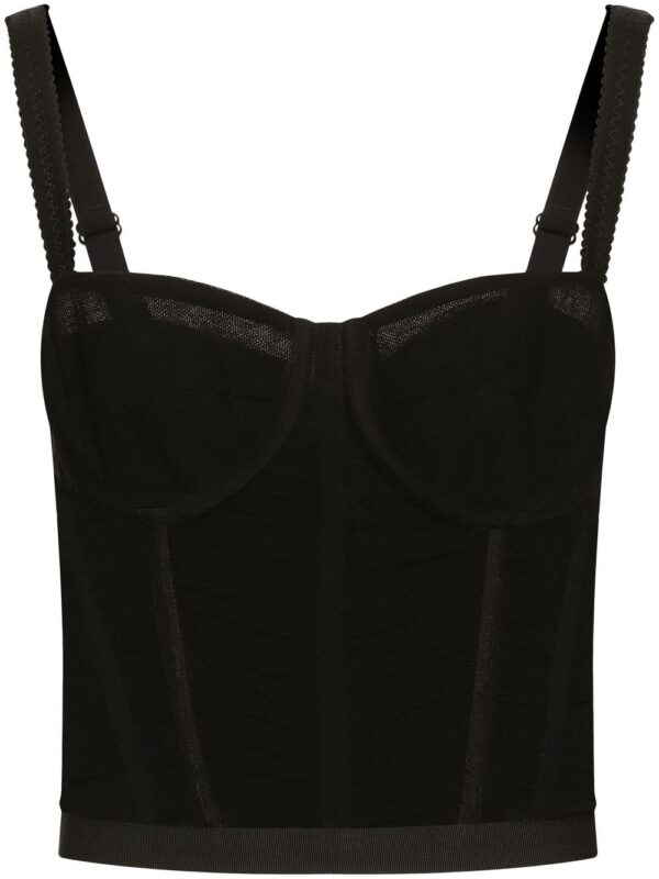 Dolce & Gabbana  ruched-detailing corset top