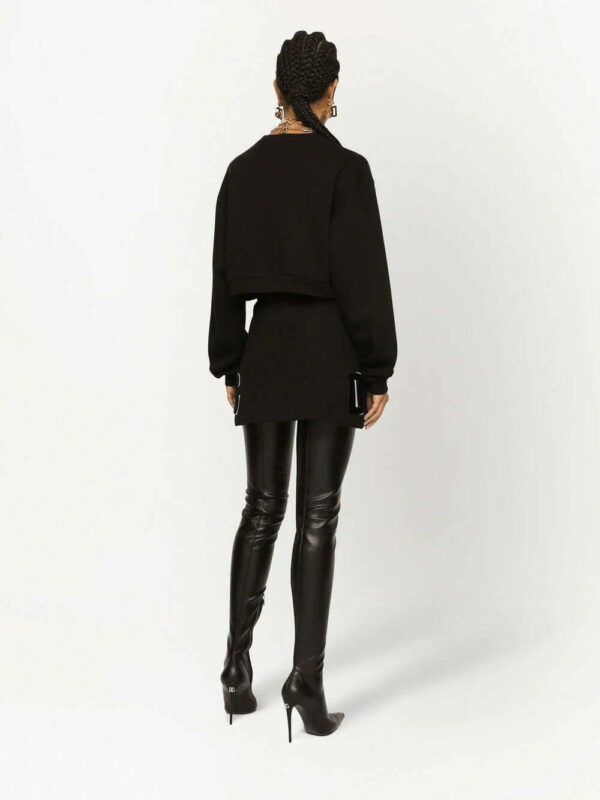 Dolce & Gabbana  DG Logo cropped sweatshirt - Image 4