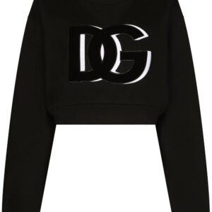 Dolce & Gabbana  DG Logo cropped sweatshirt