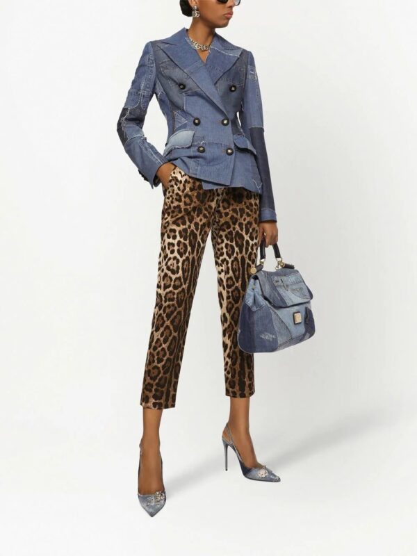 Dolce & Gabbana  leopard-print cropped trousers - Image 2