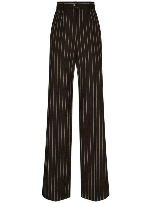 Dolce & Gabbana  pinstripe wide-leg trousers