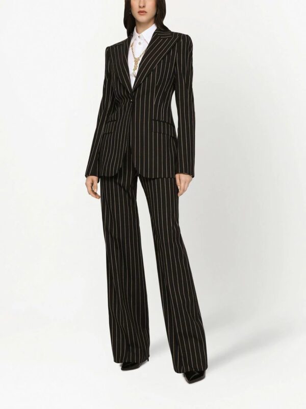 Dolce & Gabbana  pinstripe wide-leg trousers - Image 3