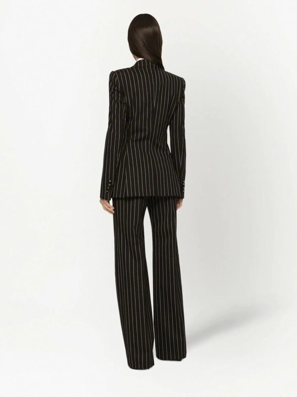 Dolce & Gabbana  pinstripe wide-leg trousers - Image 4