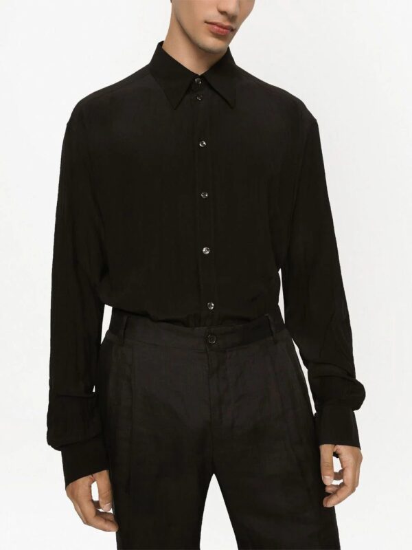 Dolce & Gabbana  button-up silk shirt - Image 4