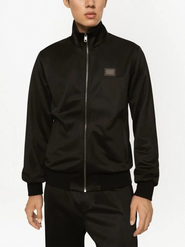 Dolce & Gabbana  DG Essentials technical jersey zip-up sweatshirt - Image 4