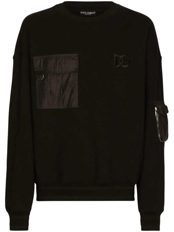 Dolce & Gabbana  embroidered-logo long-sleeve sweatshirt
