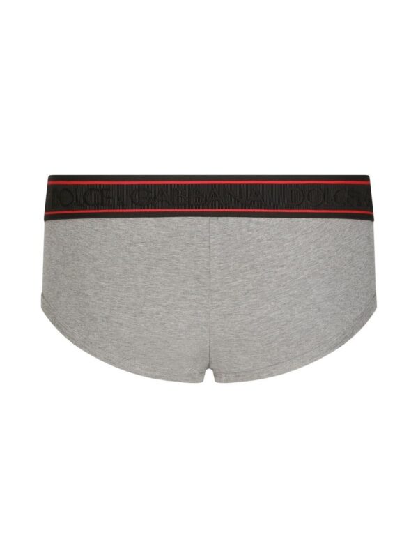 Dolce & Gabbana  logo-waist cotton boxer briefs - Image 3