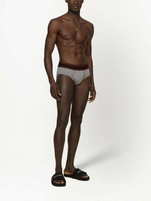 Dolce & Gabbana  logo-waist cotton boxer briefs - Image 2