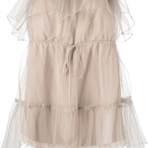 Gucci bandeau ruffled top