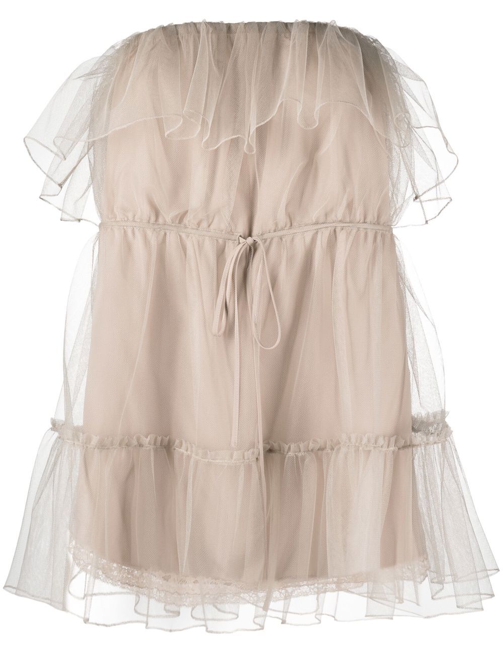 Gucci bandeau ruffled top