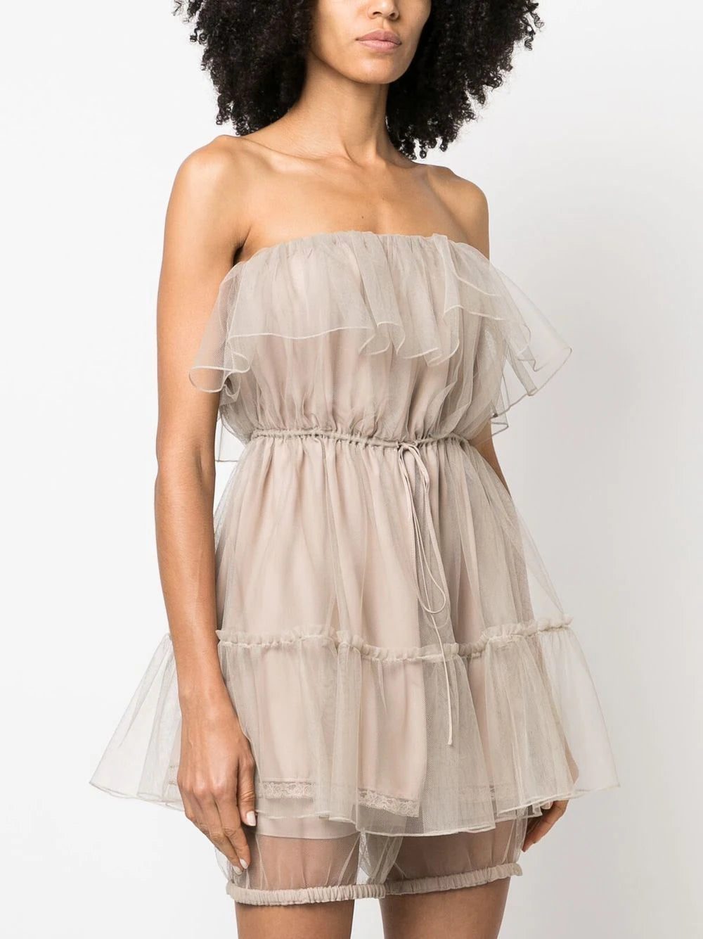 Gucci bandeau ruffled top - Image 3