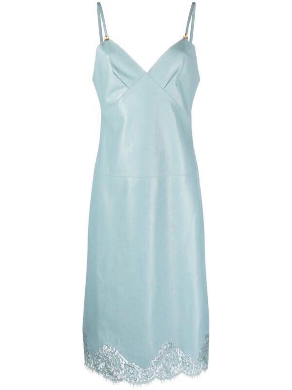 Gucci  lace-trim slip dress