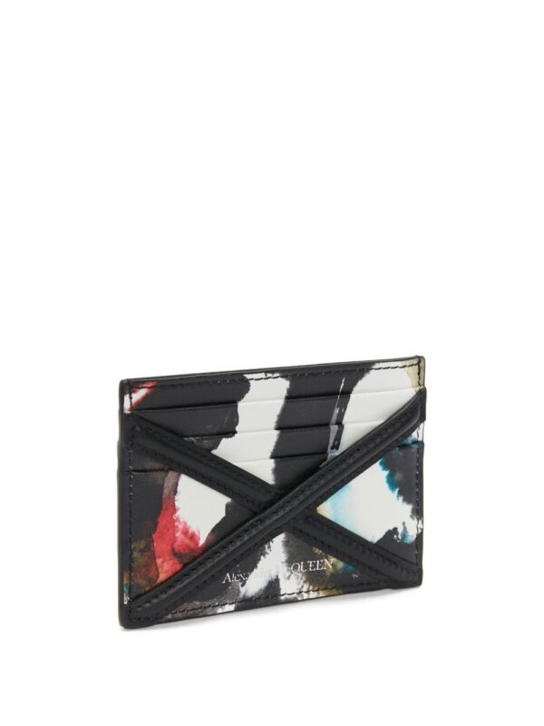 Alexander McQueen graphic-print logo wallet - Image 3