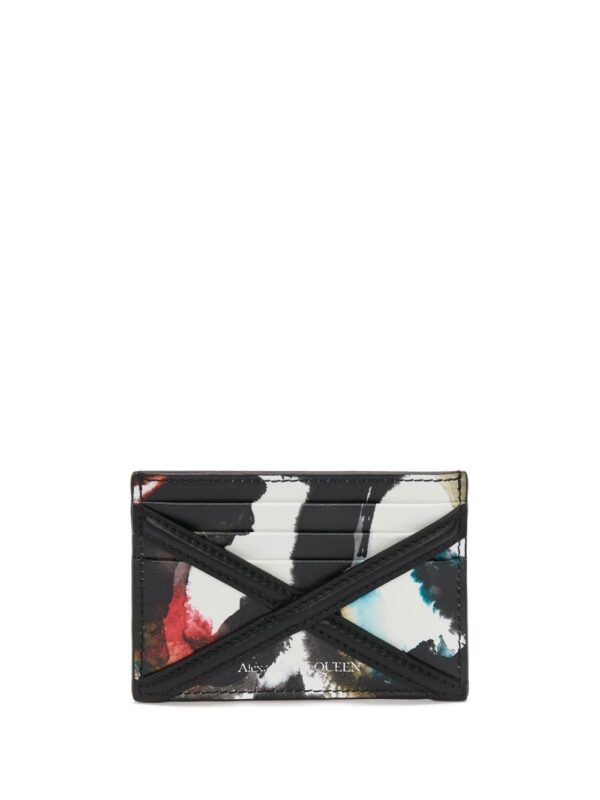 Alexander McQueen graphic-print logo wallet
