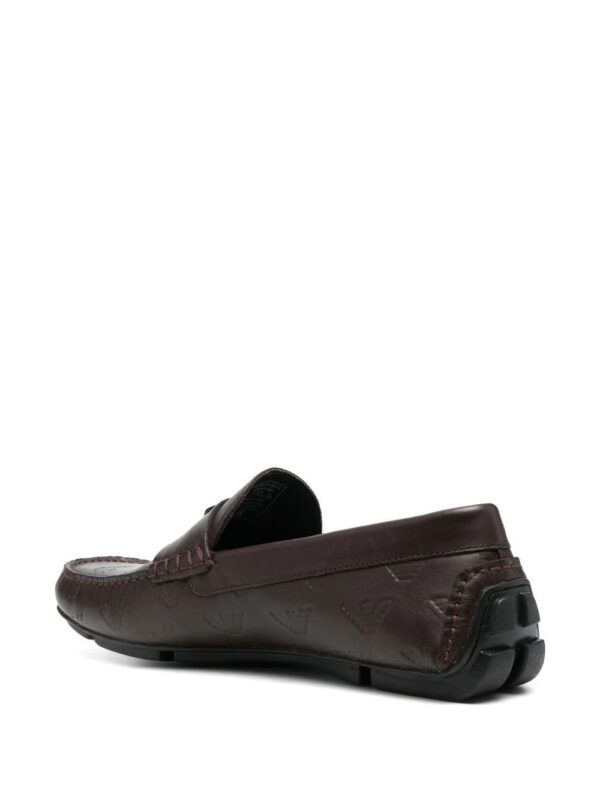 Emporio Armani  logo embossed loafers - Image 3