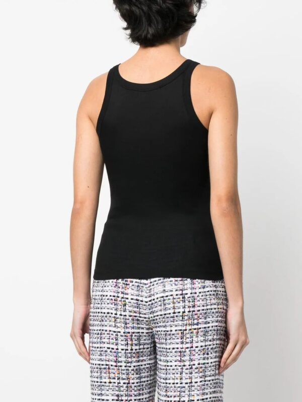 Karl Lagerfeld  ribbed cotton tank top - Image 4