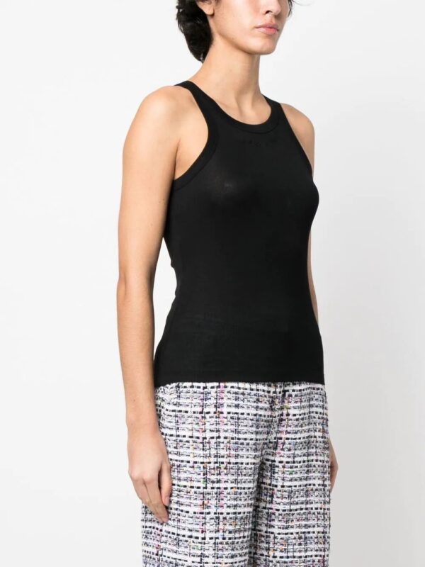 Karl Lagerfeld  ribbed cotton tank top - Image 3