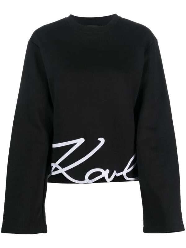 Karl Lagerfeld  appliqué Karl signature sweatshirt