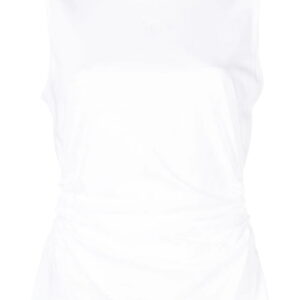 Karl Lagerfeld cut-out organic cotton tank top