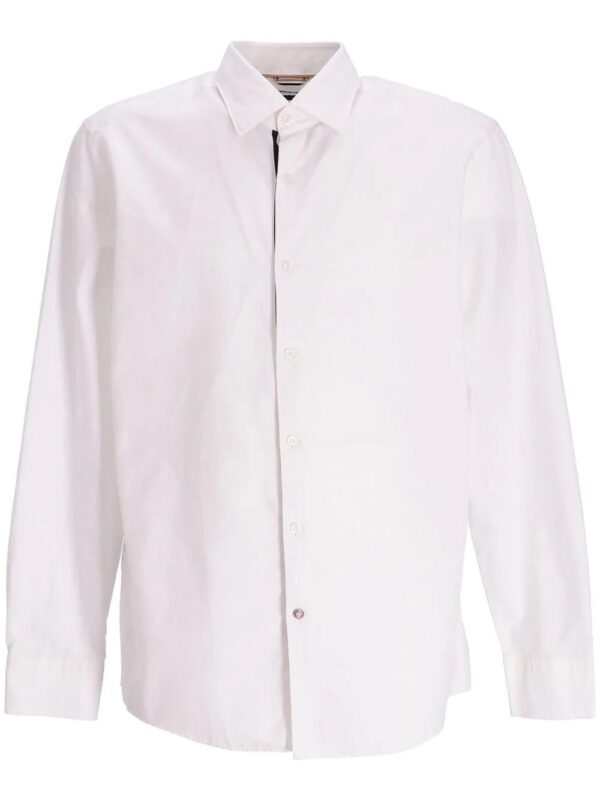 BOSS  button-up cotton shirt