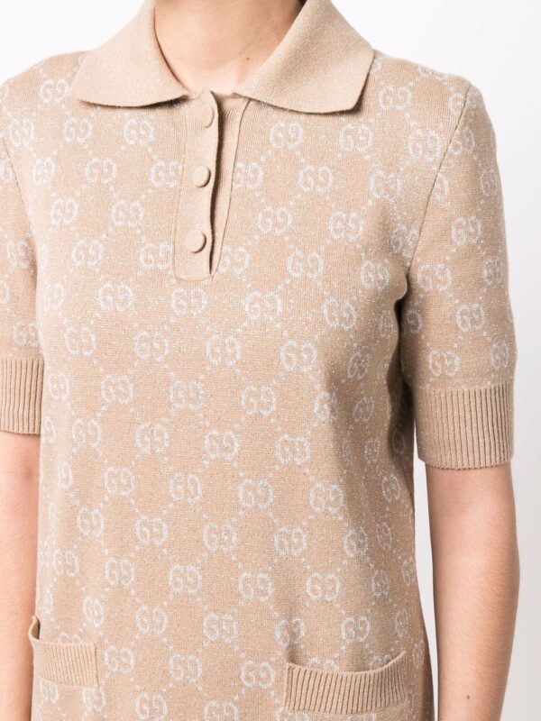 Gucci GG-jacquard polo dress - Image 5