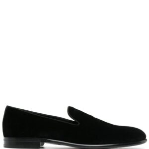 Dolce & Gabbana  velvet calf-leather loafers